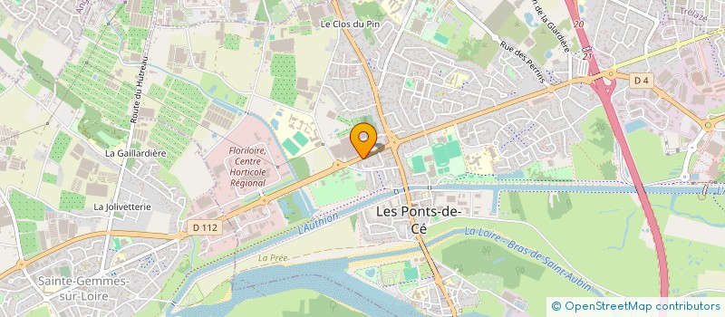 localisation de l'entreprise MONSIEUR MOHAMED AZAIEZ  LES PONTS-DE-CE