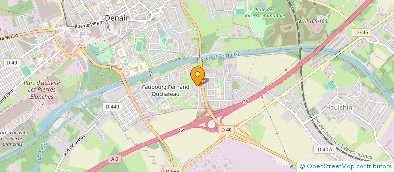 localisation de l'entreprise MONSIEUR MOHAMED AZAISRIR  DENAIN