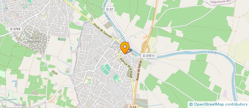 localisation de l'entreprise MONSIEUR MOHAMED AZALMAT à SERIGNAN