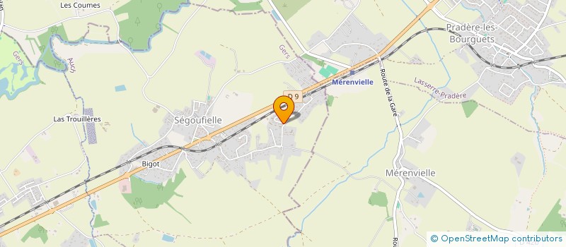 localisation de l'entreprise MONSIEUR MOHAMED AZEZE  CAZAUX-SAVES