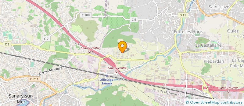 localisation de l'entreprise MONSIEUR MOHAMED AZIZ  OLLIOULES