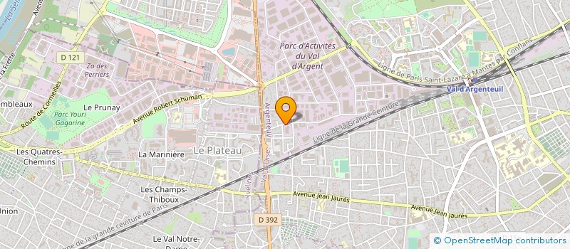 localisation de l'entreprise MONSIEUR MOHAMED AZIZ  ARGENTEUIL