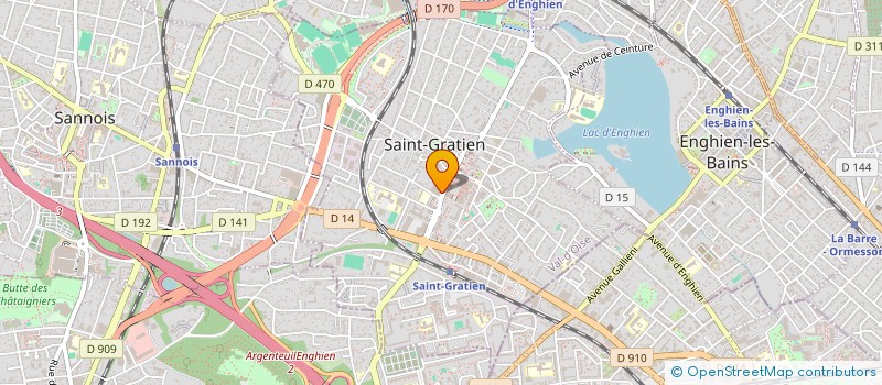 localisation de l'entreprise MONSIEUR MOHAMED AZIZ AISSA  SAINT-GRATIEN