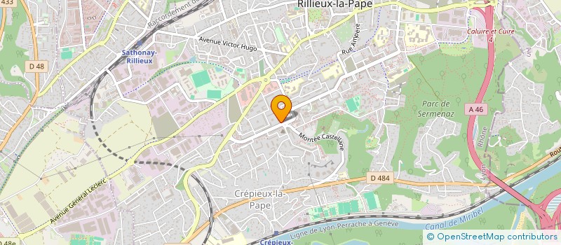 localisation de l'entreprise MONSIEUR MOHAMED-AZIZ BADER  RILLIEUX-LA-PAPE