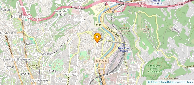 localisation de l'entreprise MONSIEUR MOHAMED AZIZ JERTILA à NICE