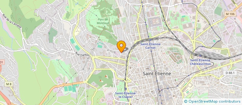 localisation de l'entreprise MONSIEUR MOHAMED AZIZOUN  SAINT-ETIENNE