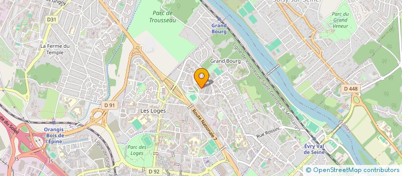 localisation de l'entreprise MONSIEUR MOHAMED AZMI  EVRY-COURCOURONNES