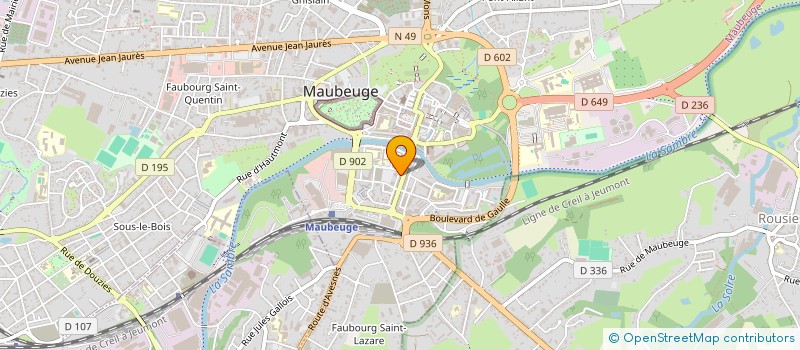 localisation de l'entreprise MONSIEUR MOHAMED AZNADI à MAUBEUGE