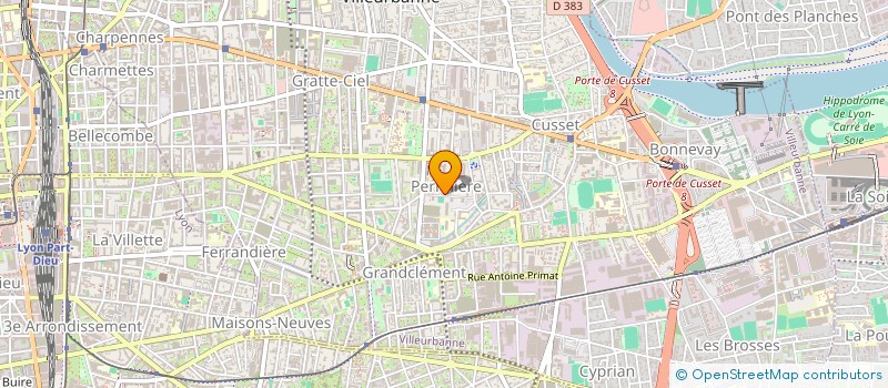 localisation de l'entreprise MONSIEUR MOHAMED AZOUAGH  VILLEURBANNE