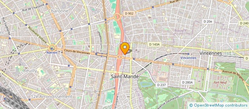 localisation de l'entreprise MONSIEUR MOHAMED AZOUAOUI à PARIS 20