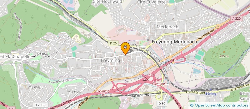 localisation de l'entreprise MONSIEUR MOHAMED AZOUGAGH  MAXEVILLE