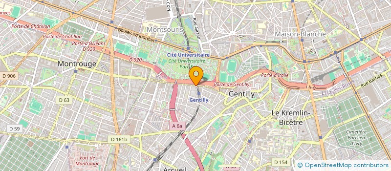 localisation de l'entreprise MONSIEUR MOHAMED AZOUKNI à GENTILLY