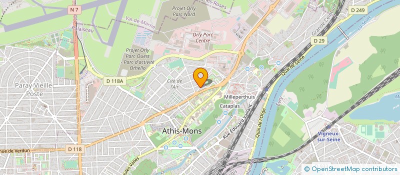 localisation de l'entreprise MONSIEUR MOHAMED AZZA à ATHIS-MONS