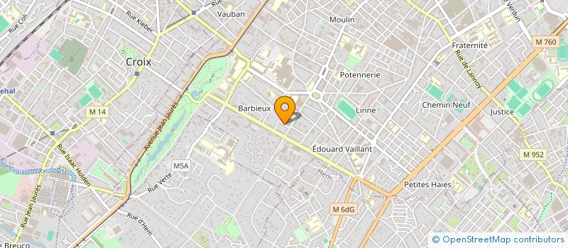 localisation de l'entreprise MONSIEUR MOHAMED AZZI  ROUBAIX