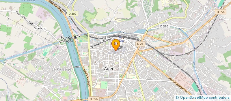 localisation de l'entreprise MONSIEUR MOHAMED AZZI  AGEN