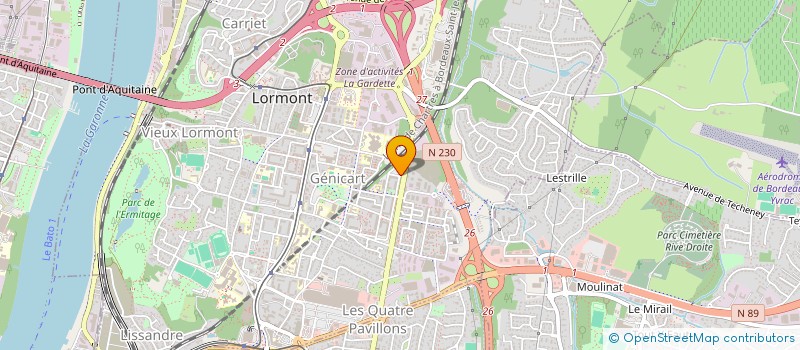 localisation de l'entreprise MONSIEUR MOHAMED AZZOUZ  LORMONT