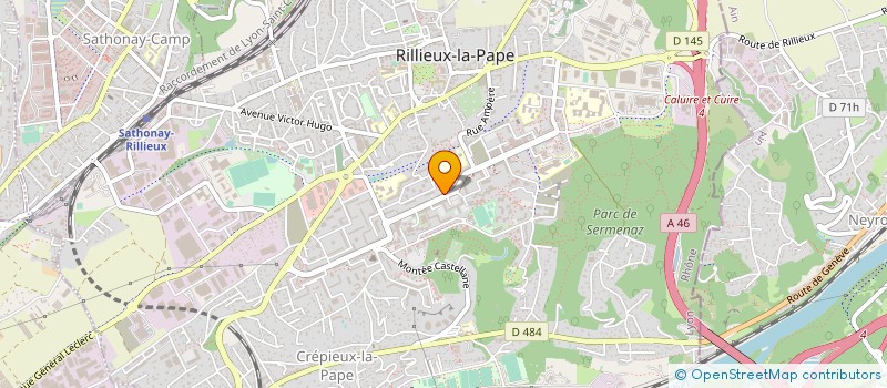 localisation de l'entreprise MONSIEUR MOHAMED AZZOUZI  RILLIEUX-LA-PAPE