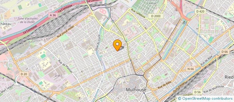 localisation de l'entreprise MONSIEUR MOHAMED BAALA  MULHOUSE