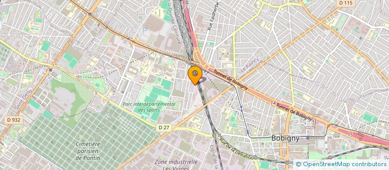 localisation de l'entreprise MONSIEUR MOHAMED BAAZAOUI  BOBIGNY