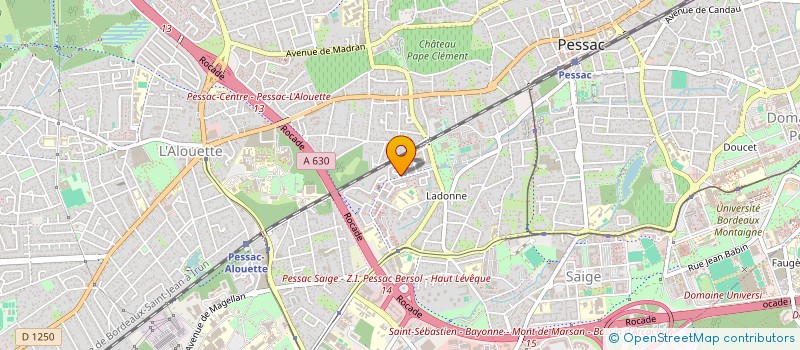 localisation de l'entreprise MONSIEUR MOHAMED BABEKER SALEH  PESSAC