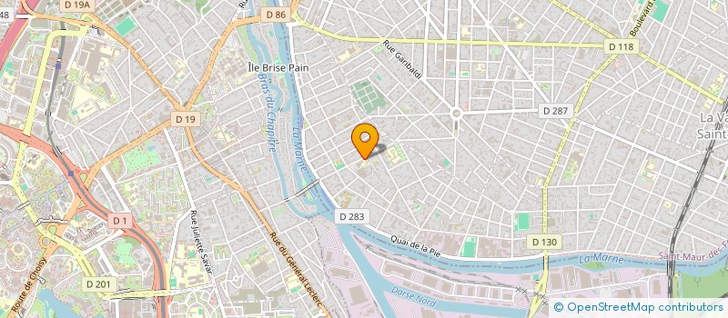 localisation de l'entreprise MONSIEUR MOHAMED BACCAR à SAINT-MAUR-DES-FOSSES