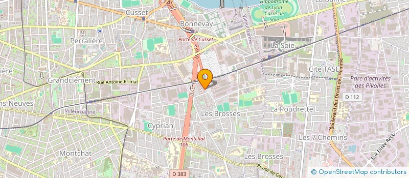 localisation de l'entreprise MONSIEUR MOHAMED BACH  VILLEURBANNE