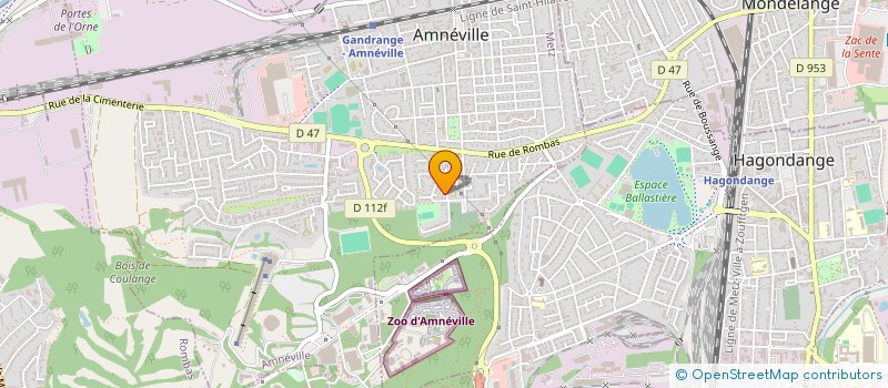 localisation de l'entreprise MONSIEUR MOHAMED BACHA  AMNEVILLE