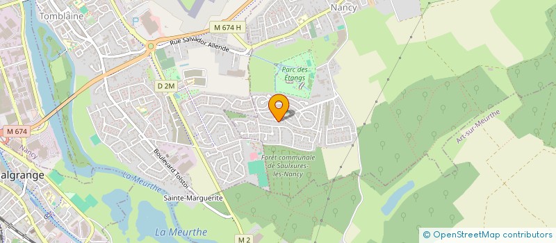 localisation de l'entreprise MONSIEUR MOHAMED BACHIR  SAULXURES-LES-NANCY