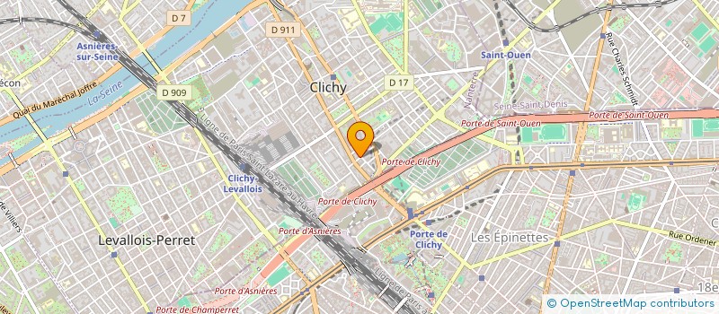 localisation de l'entreprise MONSIEUR MOHAMED BACHIR à CLICHY