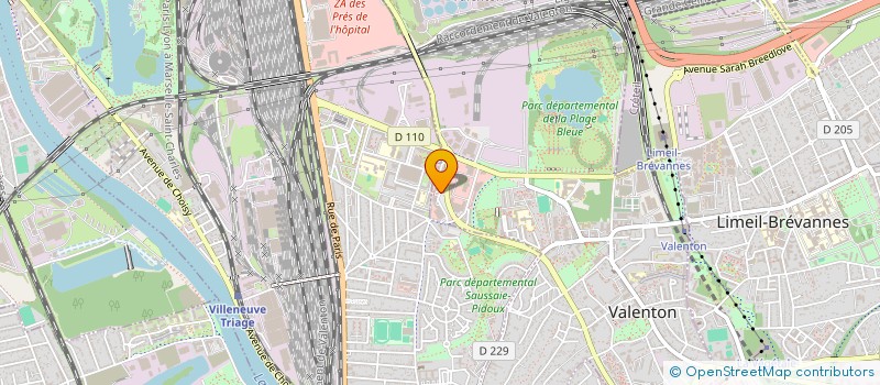 localisation de l'entreprise MONSIEUR MOHAMED BACHIR TOUATI  VALENTON