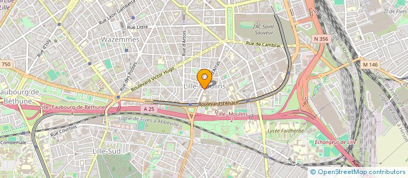 localisation de l'entreprise MONSIEUR MOHAMED BADDAZE à LILLE