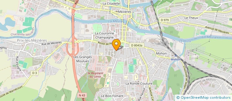 localisation de l'entreprise MONSIEUR MOHAMED BADI à CHARLEVILLE-MEZIERES