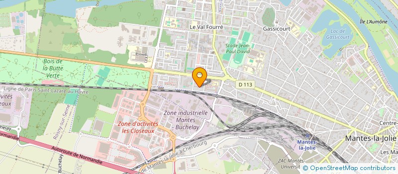 localisation de l'entreprise MONSIEUR MOHAMED-BADISSE DJOUDI  MANTES-LA-JOLIE