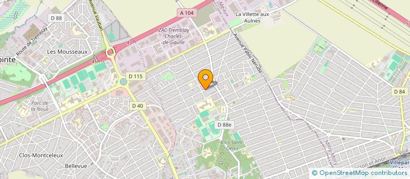 localisation de l'entreprise MONSIEUR MOHAMED BADKOUF à TREMBLAY-EN-FRANCE