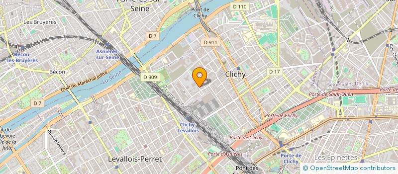 localisation de l'entreprise MONSIEUR MOHAMED BAGHDADI à CLICHY