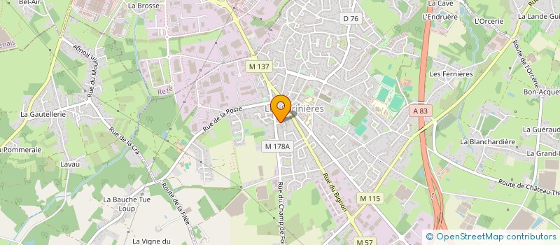 localisation de l'entreprise MONSIEUR MOHAMED BAH  LES SORINIERES