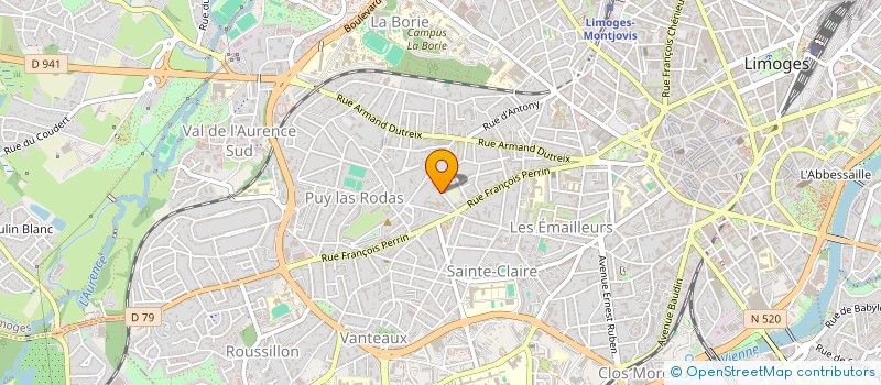 localisation de l'entreprise MONSIEUR MOHAMED BAH à LIMOGES