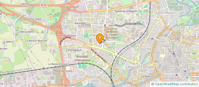 localisation de l'entreprise MONSIEUR MOHAMED BAHADDOU  RENNES