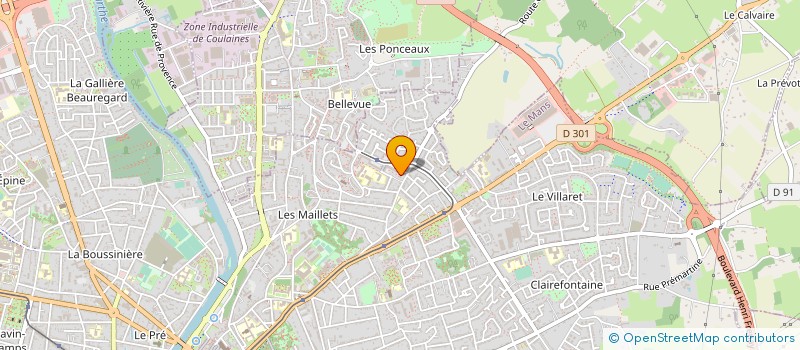 localisation de l'entreprise MONSIEUR MOHAMED BAHJOAOUI à LE MANS