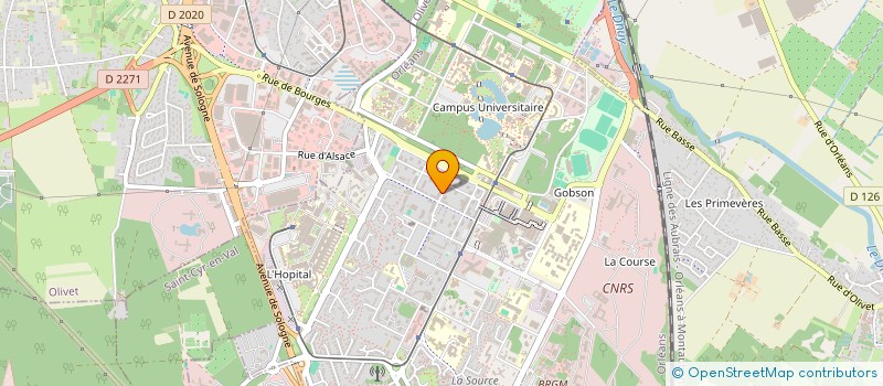 localisation de l'entreprise MONSIEUR MOHAMED BAHLAS à ORLEANS