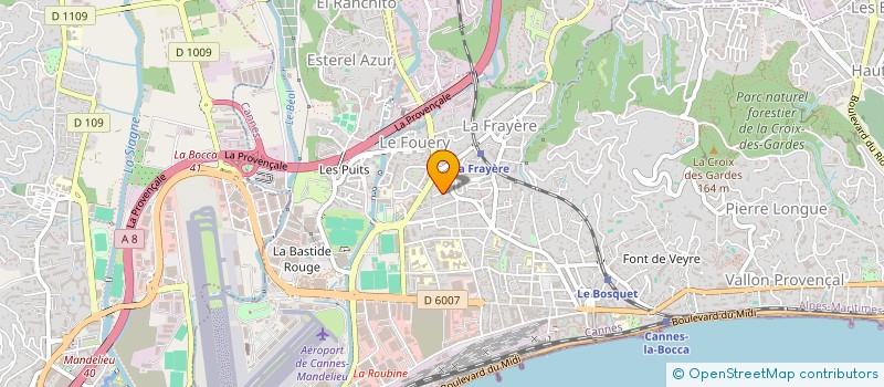localisation de l'entreprise MONSIEUR MOHAMED BAHMANE à CANNES