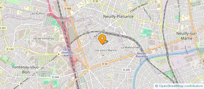 localisation de l'entreprise MONSIEUR MOHAMED BAHRI  LE PERREUX-SUR-MARNE