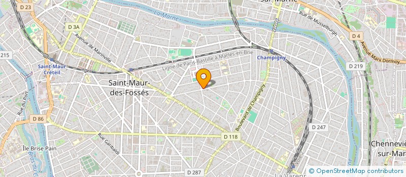 localisation de l'entreprise MONSIEUR MOHAMED BAIBBOUT à SAINT-MAUR-DES-FOSSES