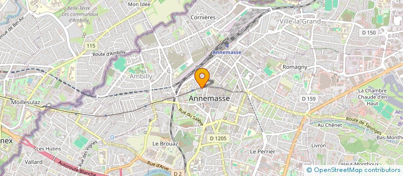 localisation de l'entreprise MONSIEUR MOHAMED BAILOUL  ANNEMASSE