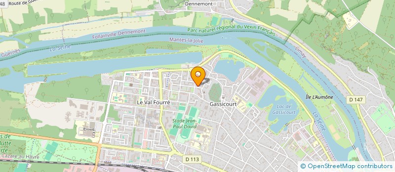 localisation de l'entreprise MONSIEUR MOHAMED BAITI  MANTES-LA-JOLIE