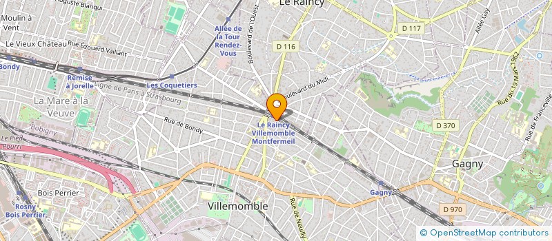 localisation de l'entreprise MONSIEUR MOHAMED BAKARY à VILLEMOMBLE