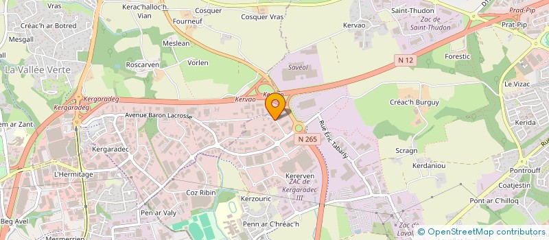 localisation de l'entreprise MONSIEUR MOHAMED BAKIL  GUIPAVAS