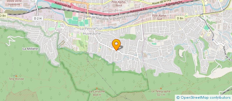 localisation de l'entreprise MONSIEUR MOHAMED BALBALI  LA PENNE-SUR-HUVEAUNE