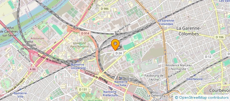 localisation de l'entreprise MONSIEUR MOHAMED BALDE  NANTERRE