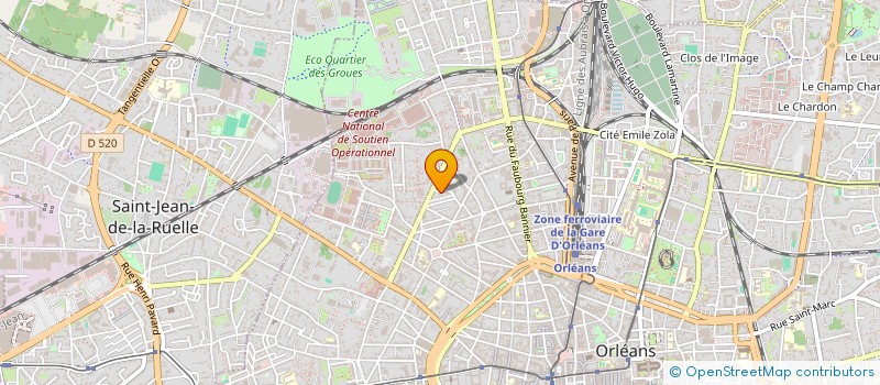 localisation de l'entreprise MONSIEUR MOHAMED BALLO  ORLEANS